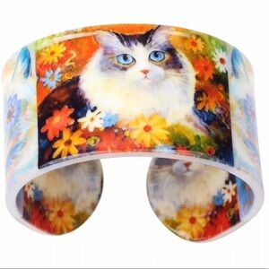 NWT Cat LOVER Bracelet Cuff